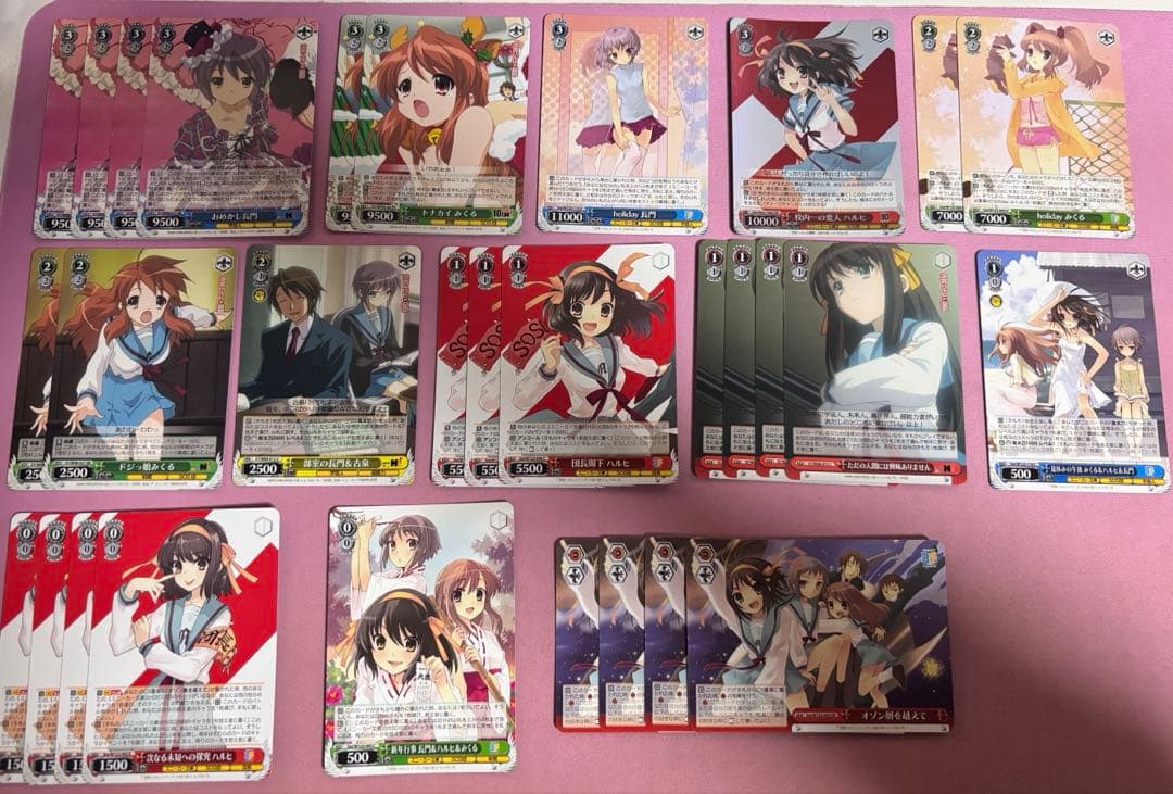 ヴァイスシュヴァルツ デッキ 涼宮ハルヒの憂鬱 8電源 調整パーツあり