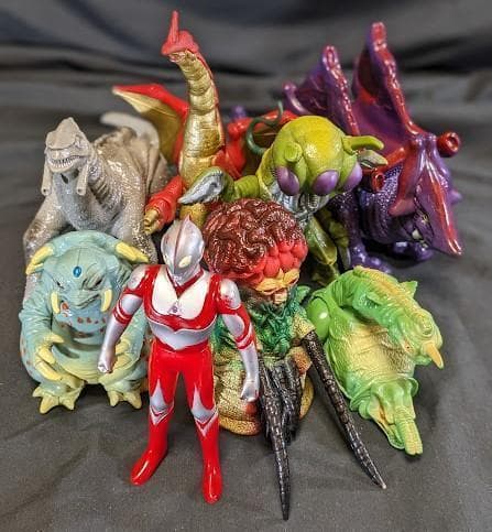 ウルトラマングレート＆登場怪獣（バンダイ）ソフビフィギュア8体セット