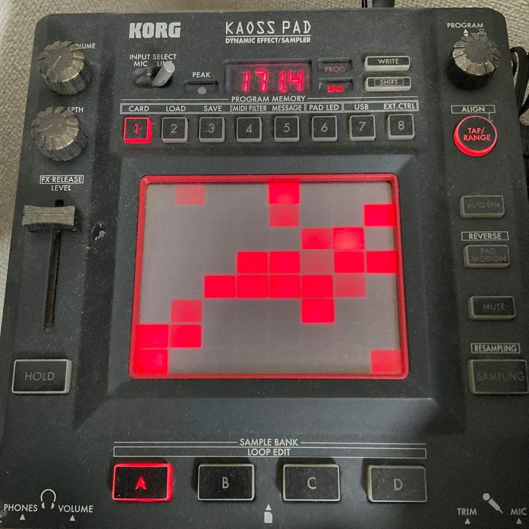 ジャンク　KORG KAOSS PAD エフェクト・サンプラー KORG KAOSS PAD V DJサンプラー エフェクター コルグ | 島村楽器