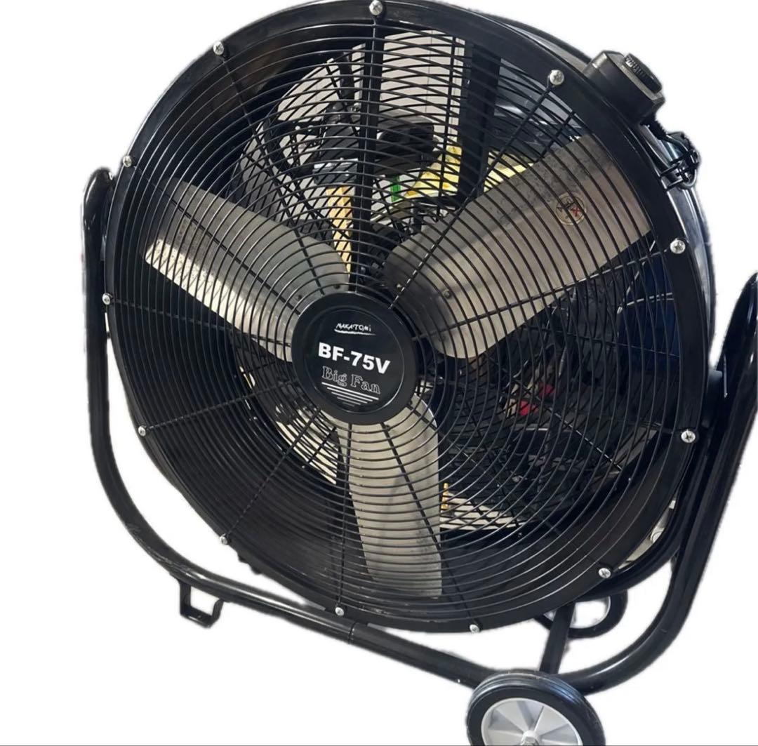 業務用 大型扇風機 ナカトミ BF-75V 75㎝ビッグファン 2021年製 S.Kjapan ナカトミ BF-75V 業務用扇風機 大型工場扇 工業扇 75cm 全