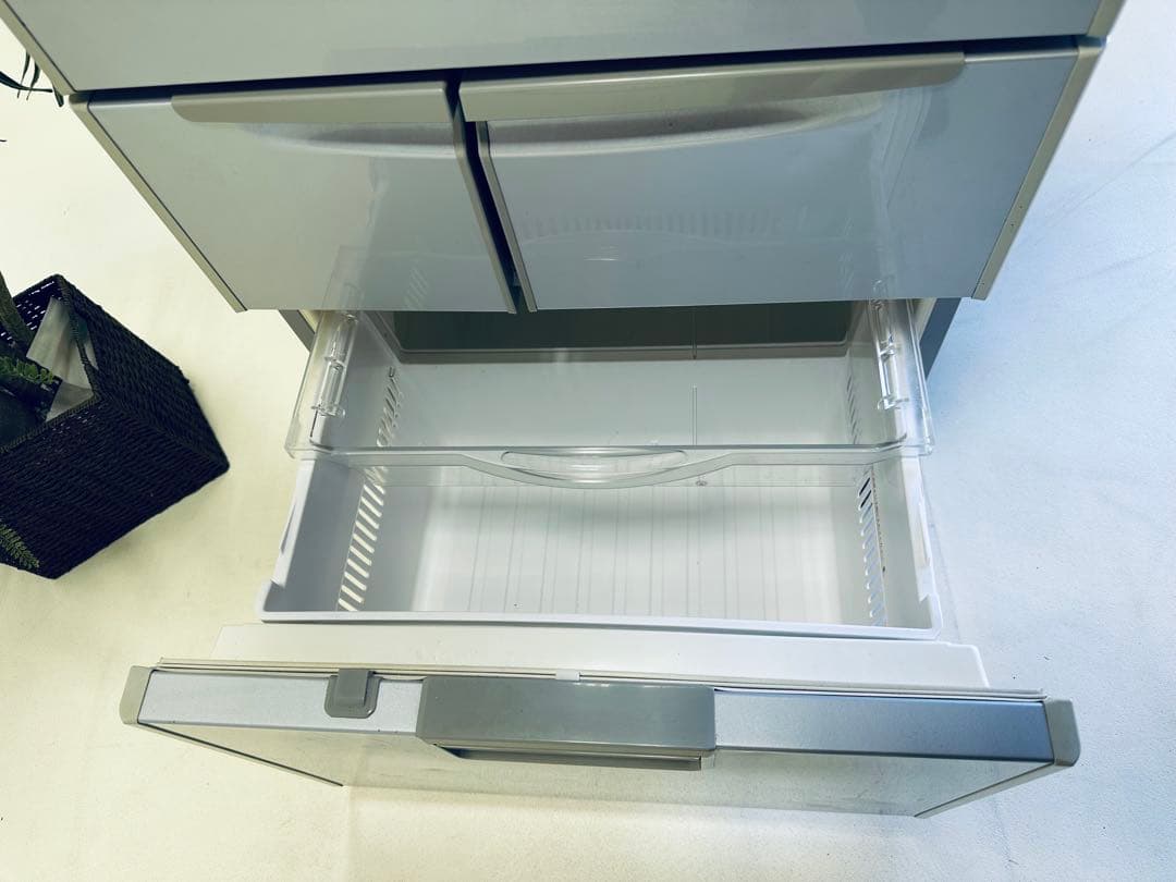 シルバー 4ドアNATIONALノンフロン冷蔵庫 NR-E402U-SH