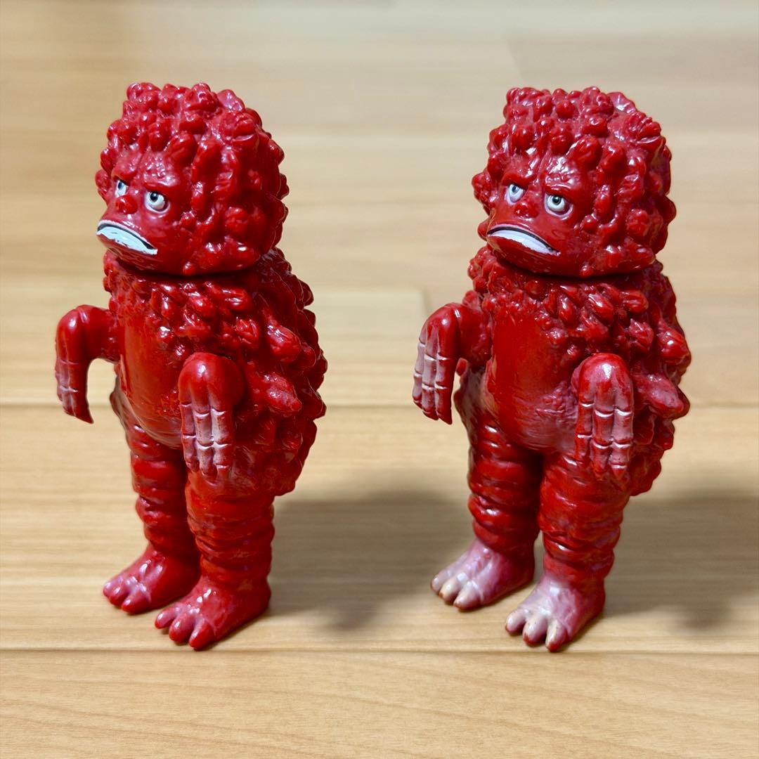 レア希少】 硬質ミニソフビ ガラモン 2体セット ウルトラ怪獣列伝 円谷