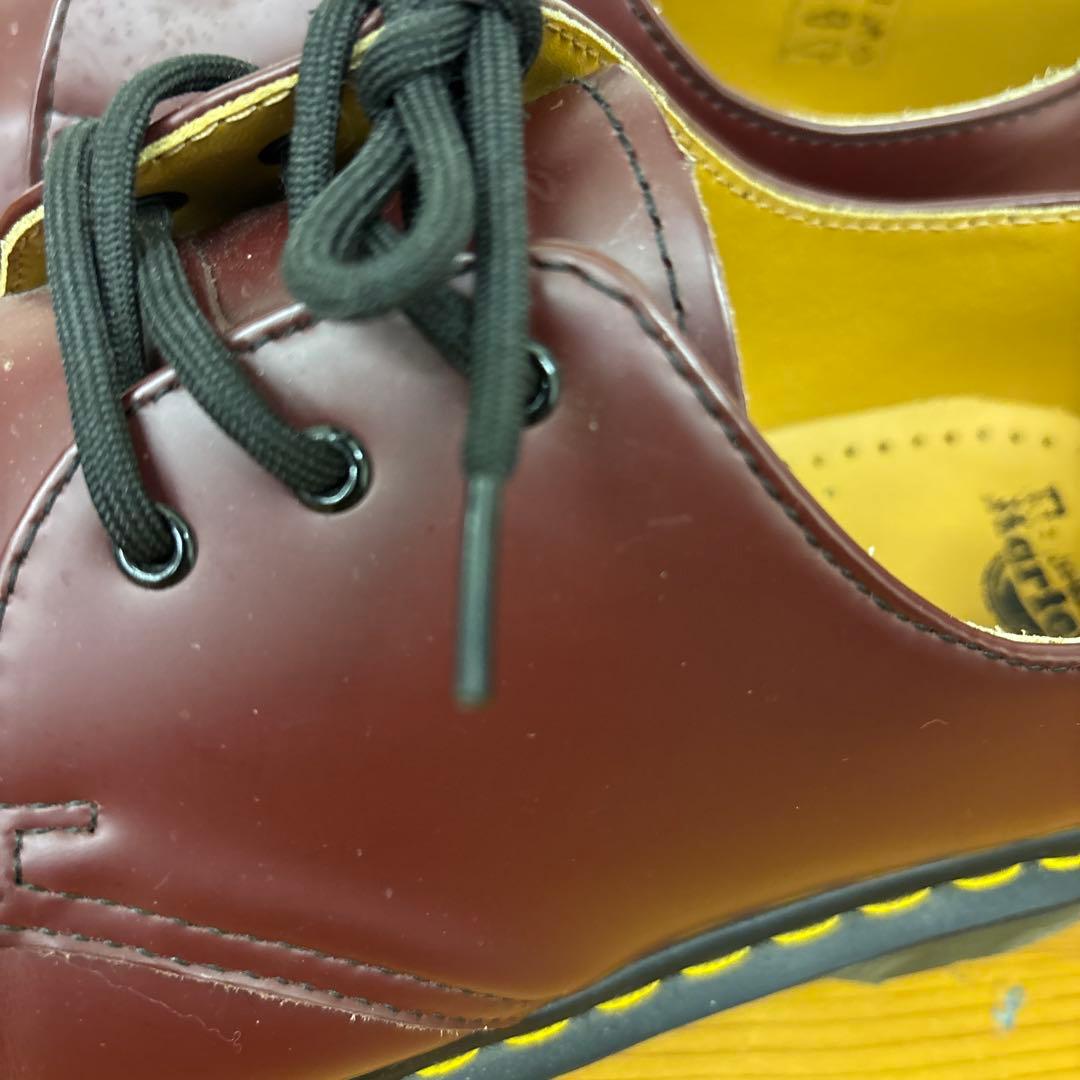 Dr. Martens バーガンディ レースアップシューズ