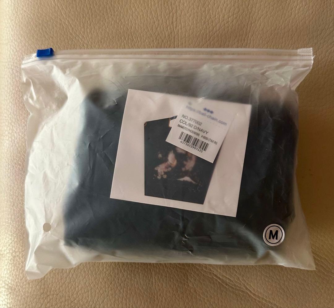 ボールアンドチェーン エコバッグ 染織いわもと 黒 正規品 染織いわもと × BALL & CHAIN コラボレーションエコバッグ M