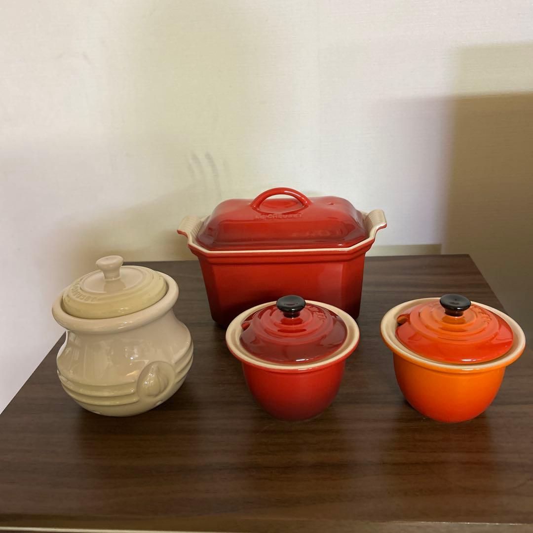 廃盤品！未使用品！ル・クルーゼ　テリーヌ with プレス　0.8ℓ 人気レッド