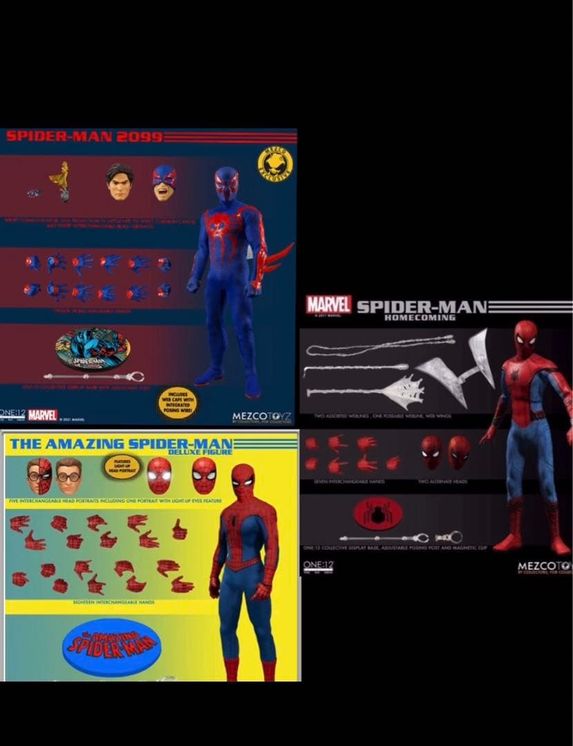 メズコ mezco スパイダーマンセット Amazon.co.jp: Mezco Toys One: 12 Collective マーベル