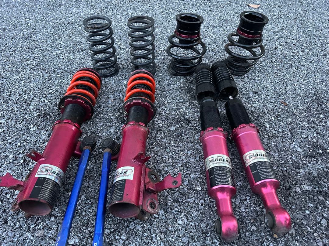 ge フィット crz 車高調 フルタップ パーツ