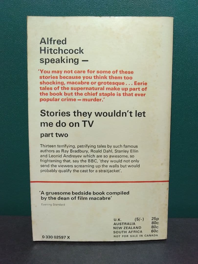 【超希少】Alfred Hitchcock Presents part2　洋書
