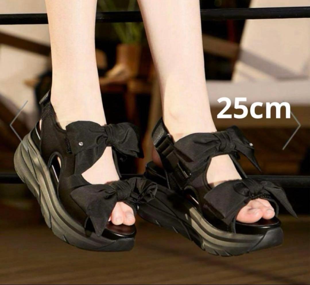 ほぼ未使用 ダイアナ リボン サンダル - メルカリ