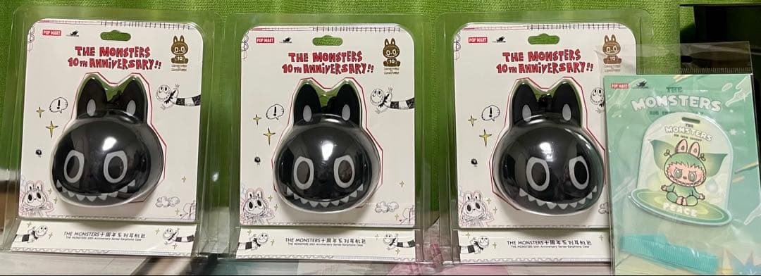 新品未開封 ザ モンスター 10周年アニバーサリー イヤフォンケース3点