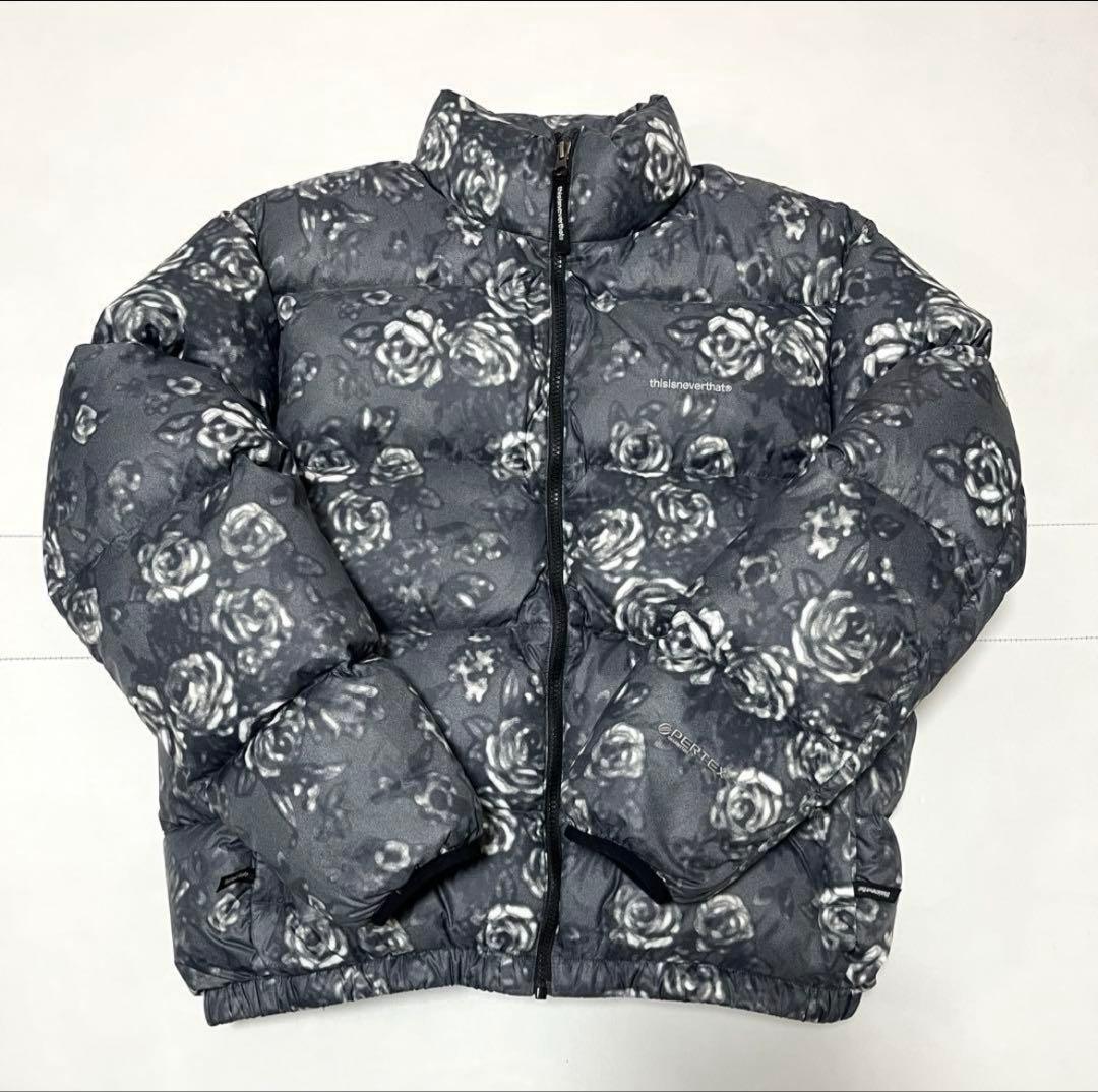thisisneverthat ネバザ ダウン 花柄 美品 Mサイズ - メルカリ