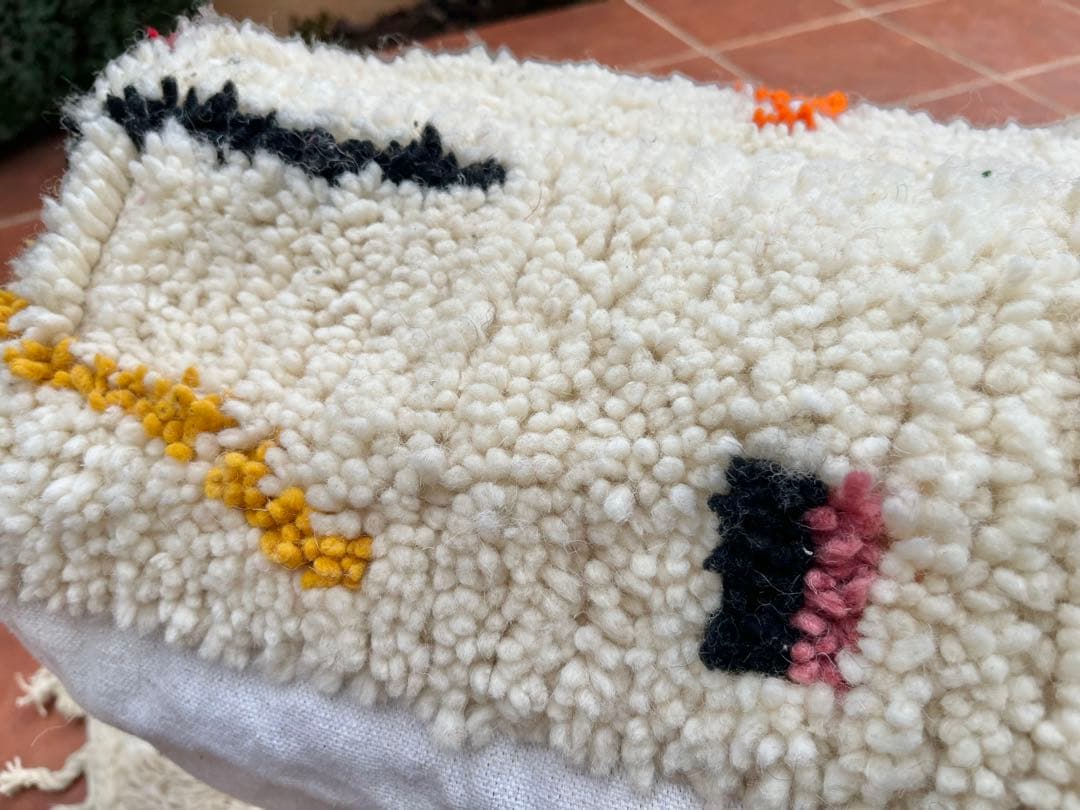 m*i様 モロッコ プフ pouf アジラル オットマン クッション ラグ 13