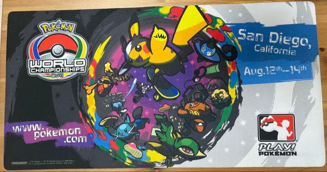 ポケモンワールドチャンピオンシップ　wcs2011 サンディエゴ　プレイマット ポケモン プレイマット WCS2011の通販 598822643（949132087） | magi