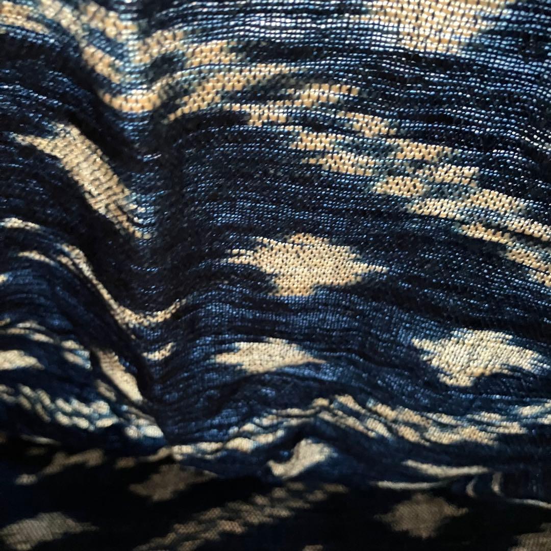 sorairo様専用☆うさとの服 藍染風・ヘンプ混 イカパンツ／巻き