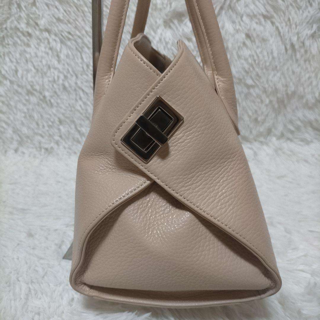 極美品✨ 傳濱野 ハマノ ハンドバッグ 2way レティア 保存袋付き