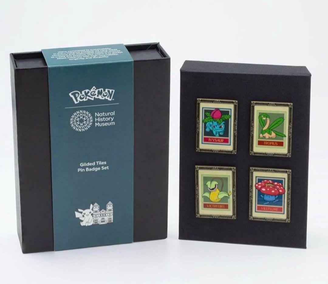 ポケモン ロンドン自然史博物館 ピンバッジセット 2種セット - メルカリ