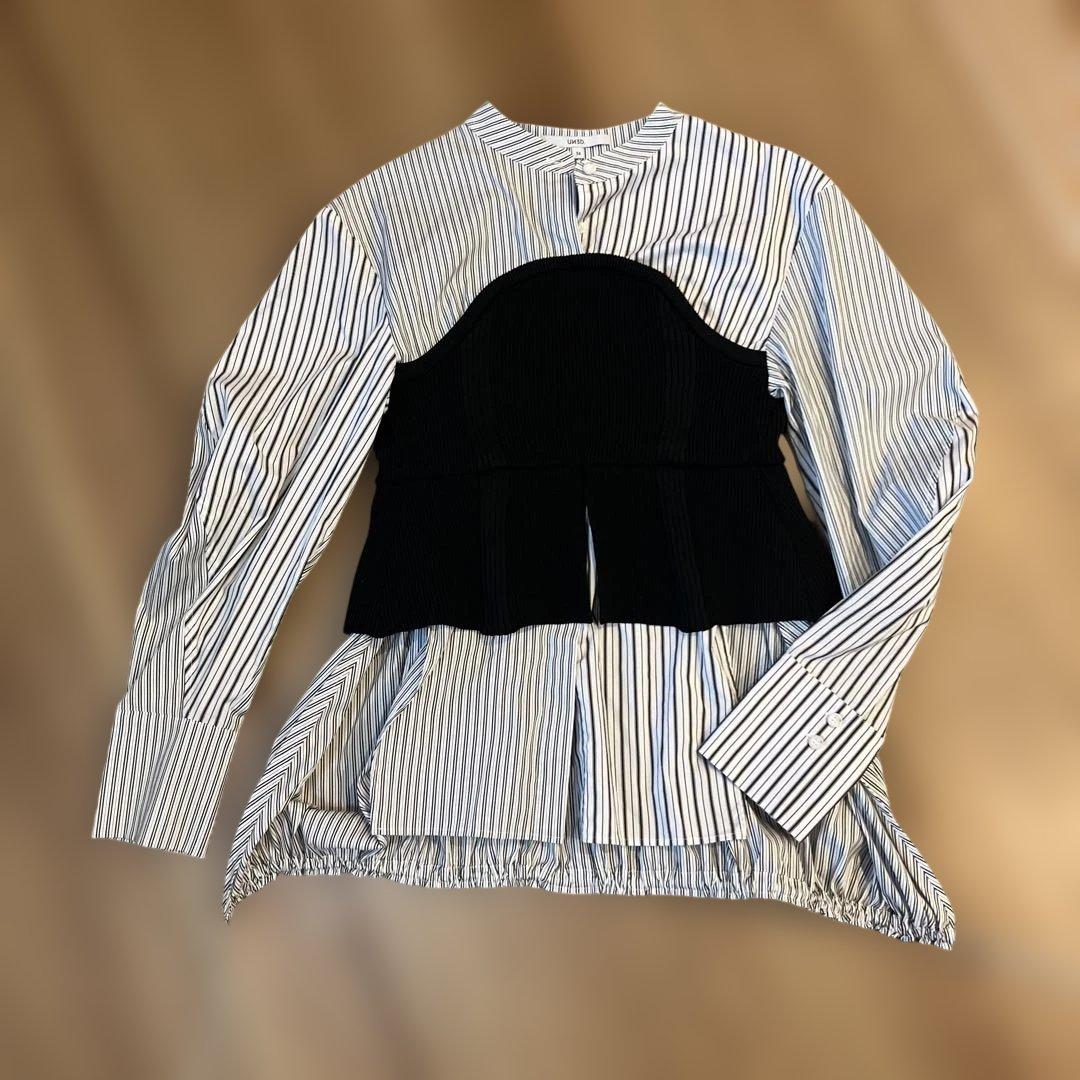 UN3D./アンスリード/KNIT BUSTIER DOCKING SHIRTS - メルカリ