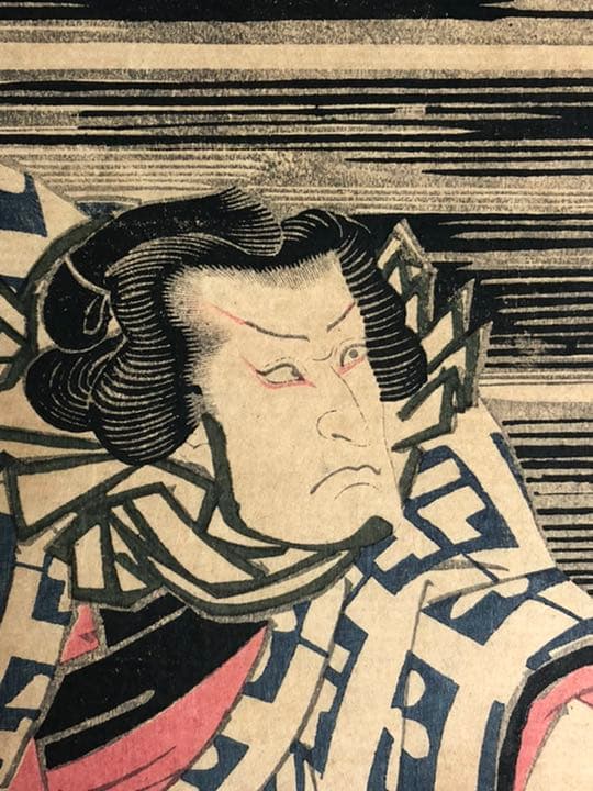 片岡市蔵　仙女香　国芳　浮世絵　オリジナル