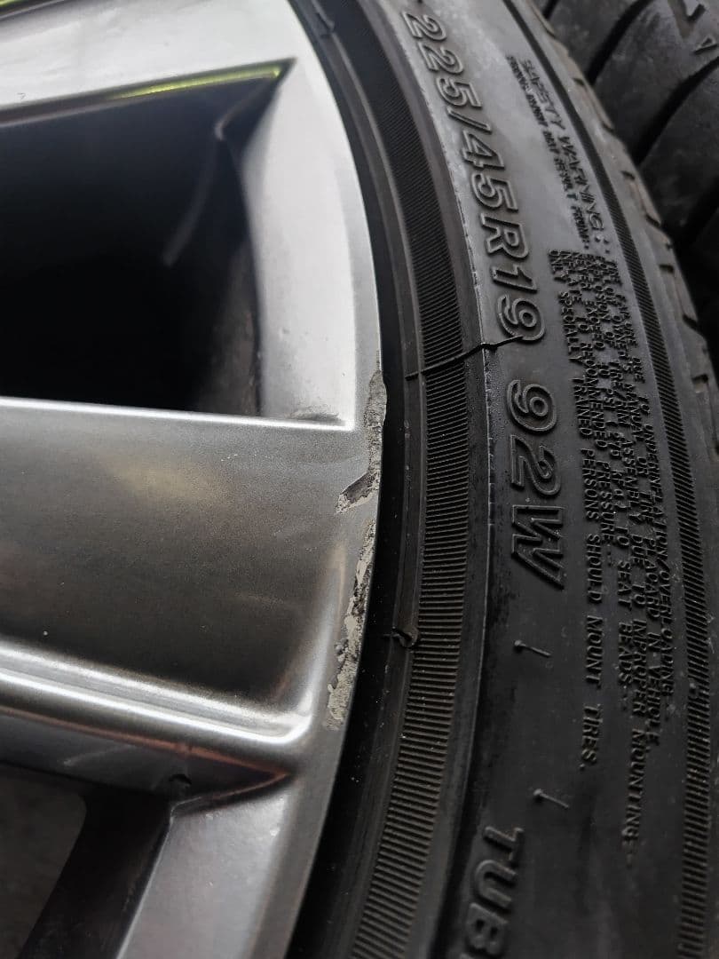 mazda6アテンザ純正アルミホイール19インチ ブリヂストントランザ 純正