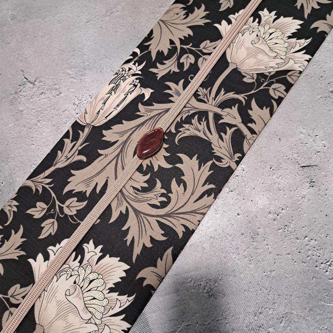 半幅帯 長尺 ウィリアムモリス アネモネ×ウィローボゥ リバーシブル