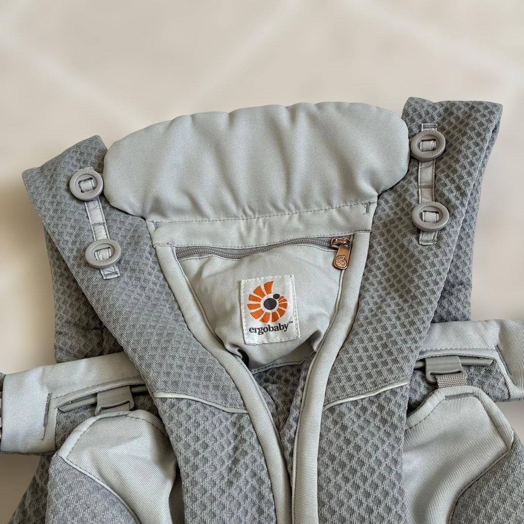 エルゴオムニブリーズ 抱っこ紐 パールグレー メッシュ - メルカリ