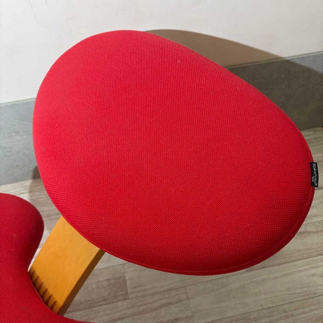 バランスイージー Sakomato 姿勢矯正 椅子 赤