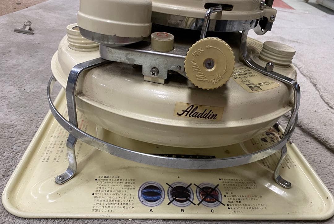 アラジン】ブルーフレーム J380004B 石油ストーブ ジャンク 38 - メルカリ