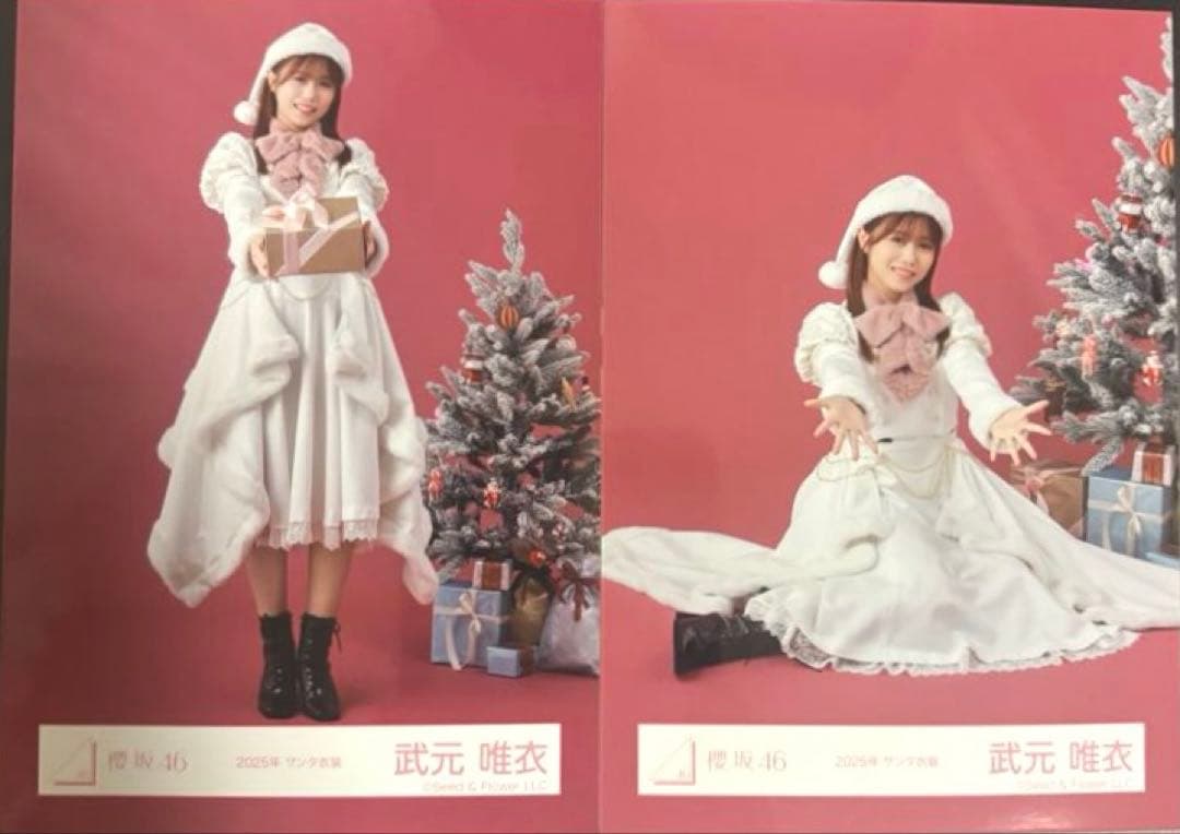 櫻坂46】武元唯衣 2025年サンタ衣装 - メルカリ