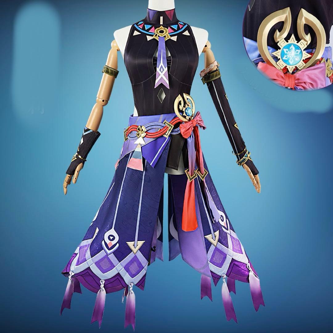 即納フルセット】 原神 シトラリ コスプレ 衣装+靴+三分妄想製ウィッグ