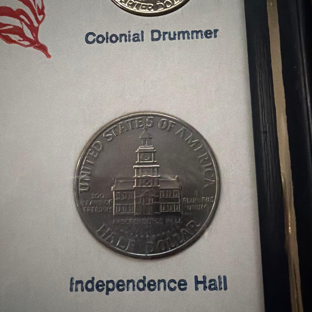 1776-1976年 アメリカ合衆国建国200周年記念硬貨セット - メルカリ