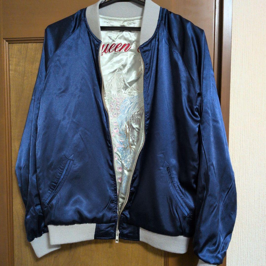 女王蜂 オリジナルスカジャン 「氷山孔雀」Mサイズ