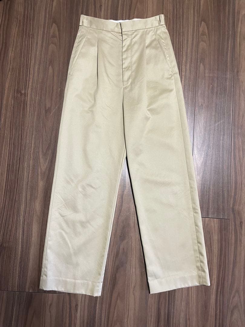 ⭐︎美品⭐︎6(ROKU) コットンチノパンツ マーベルト ベージュ 34
