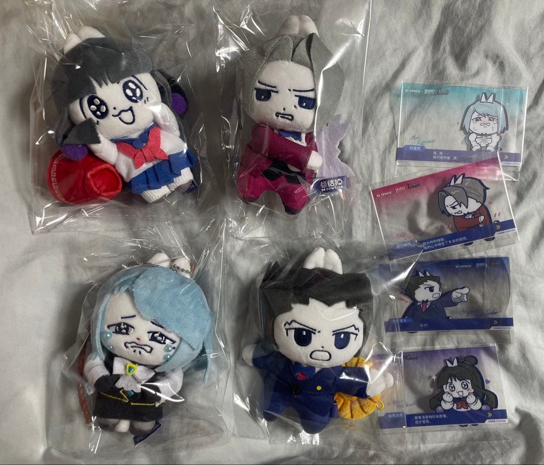 逆転裁判 领结猫コラボ ぬいぐるみ 海外限定 4点セット - メルカリ