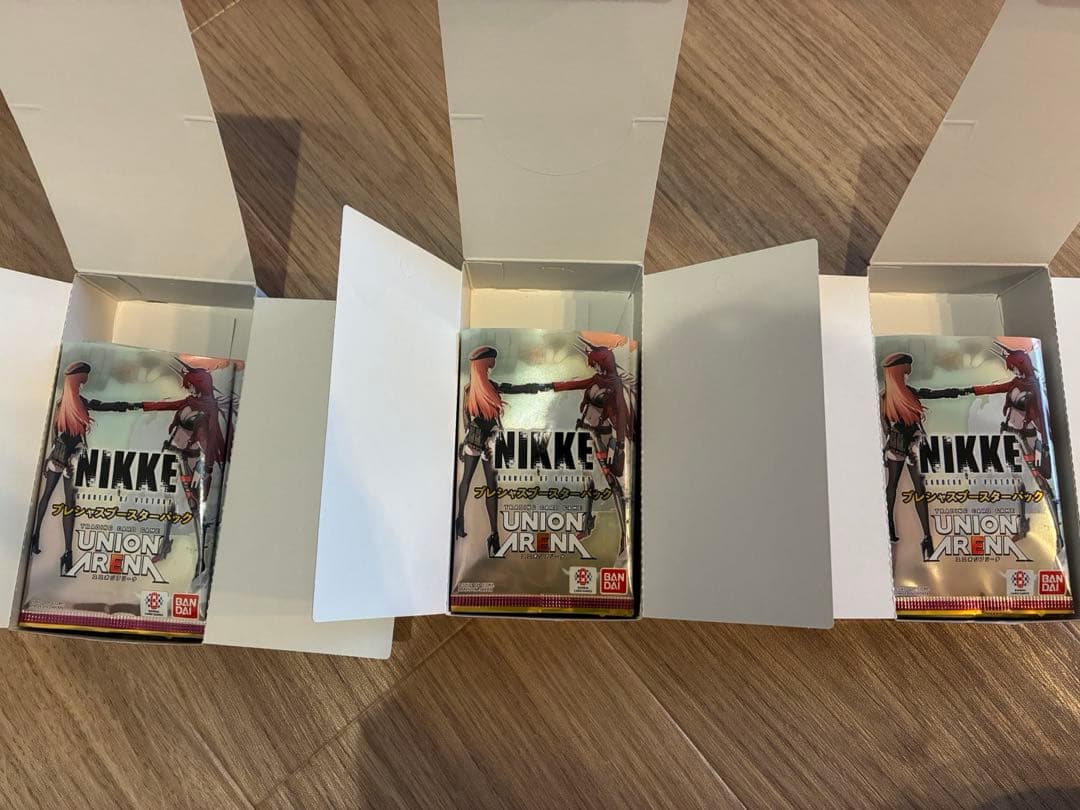 開封済み】ユニオンアリーナ プレシャスブースターパック NIKKE 3BOX