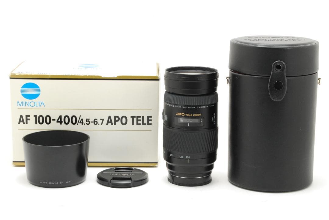 【美品】Minolta AF APO TELE ZOOM 100-400 レンズ Minolta 100-400mm Focal Camera Lenses for sale | eBay