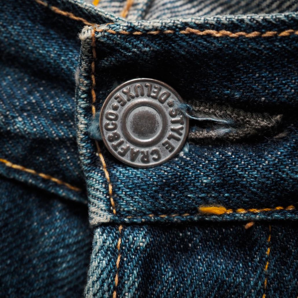 初期 EVISU NO1 SPECIAL 鯛釣り 革パッチ オールド XX 33 - メルカリ