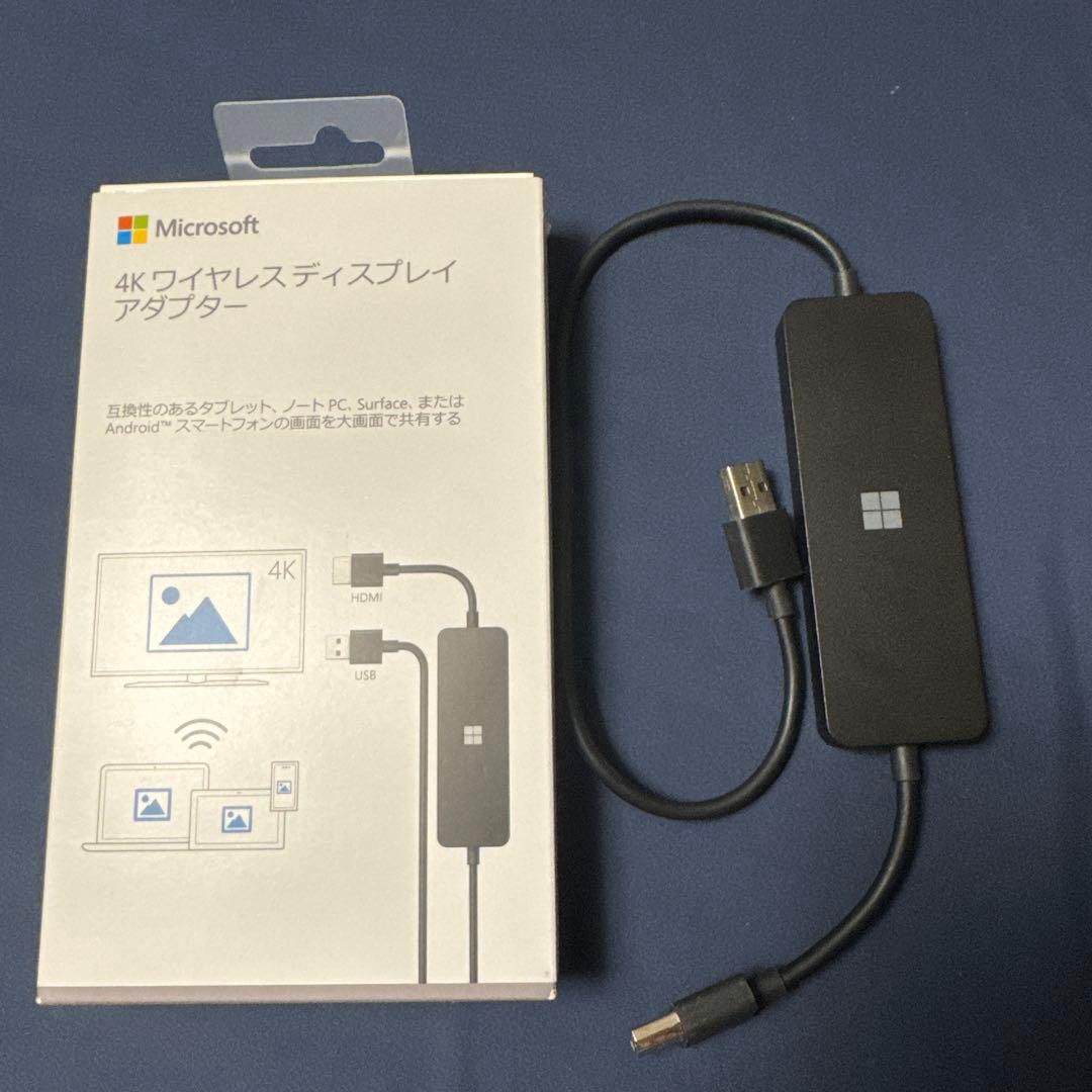 美品】Microsoft 4K ワイヤレスアダプター UTH-00036 - メルカリ