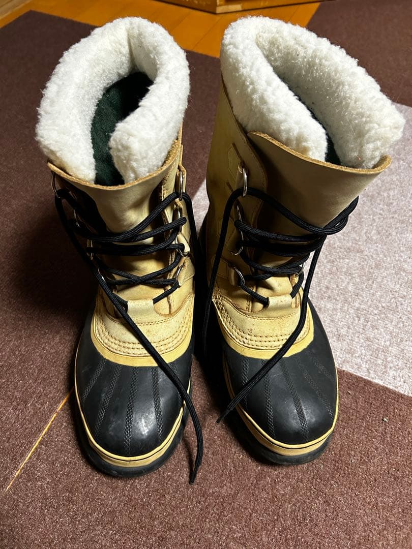 ソレル/カリブー ウォータプルーフ/ウォータープルーフヌバック×ラバー/ブーツ カリブー ウォータープルーフ(25 Buff)│SOREL（ソレル）公式サイト