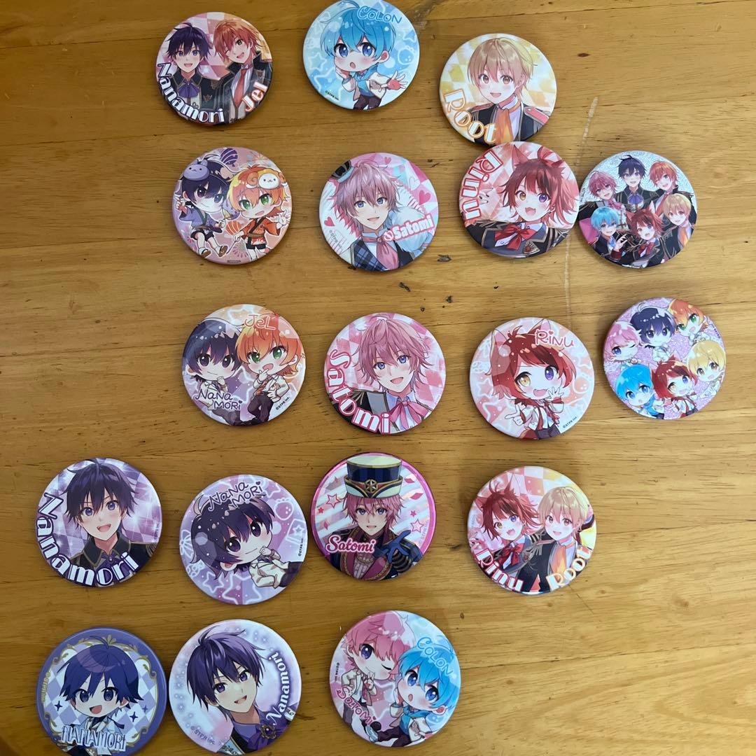 すとぷり 缶バッジ 莉犬 ころん ジェル るぅと さとみ ななもり - メルカリ