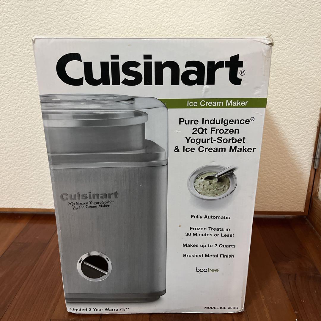 【新品同様】 Cuisinart アイスクリームメーカー ICE-30BC Amazon.com: Cuisinart Ice Cream Maker Machine, 2-Quart Ice Cream