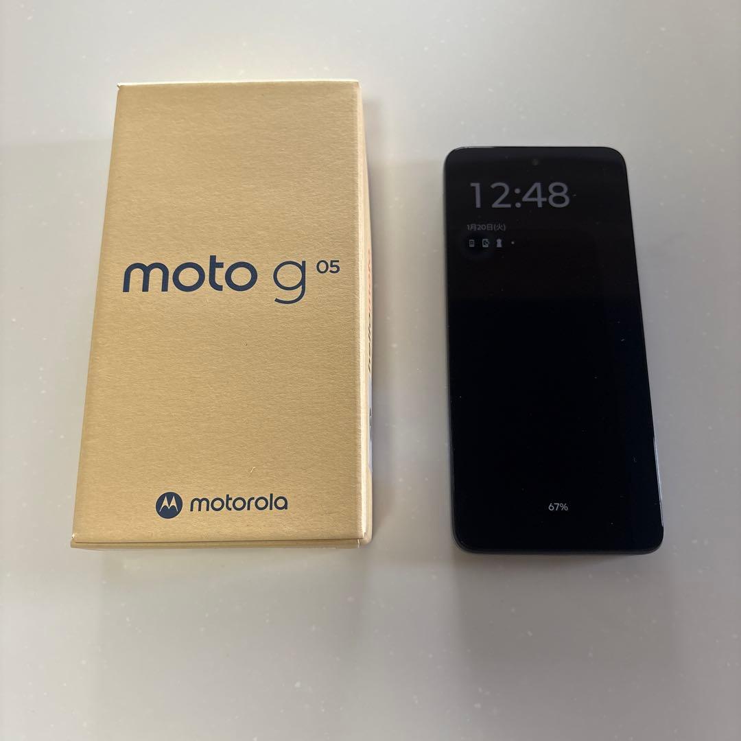 スマートフォン　moto g05 AIカメラ搭載で圧倒的コスパ。 moto g05｜モトローラ：モト部