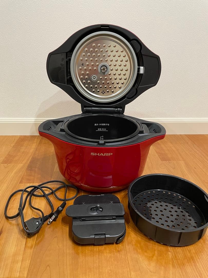SHARP ヘルシオ ホットクック 2.4L KN-HW24F-R