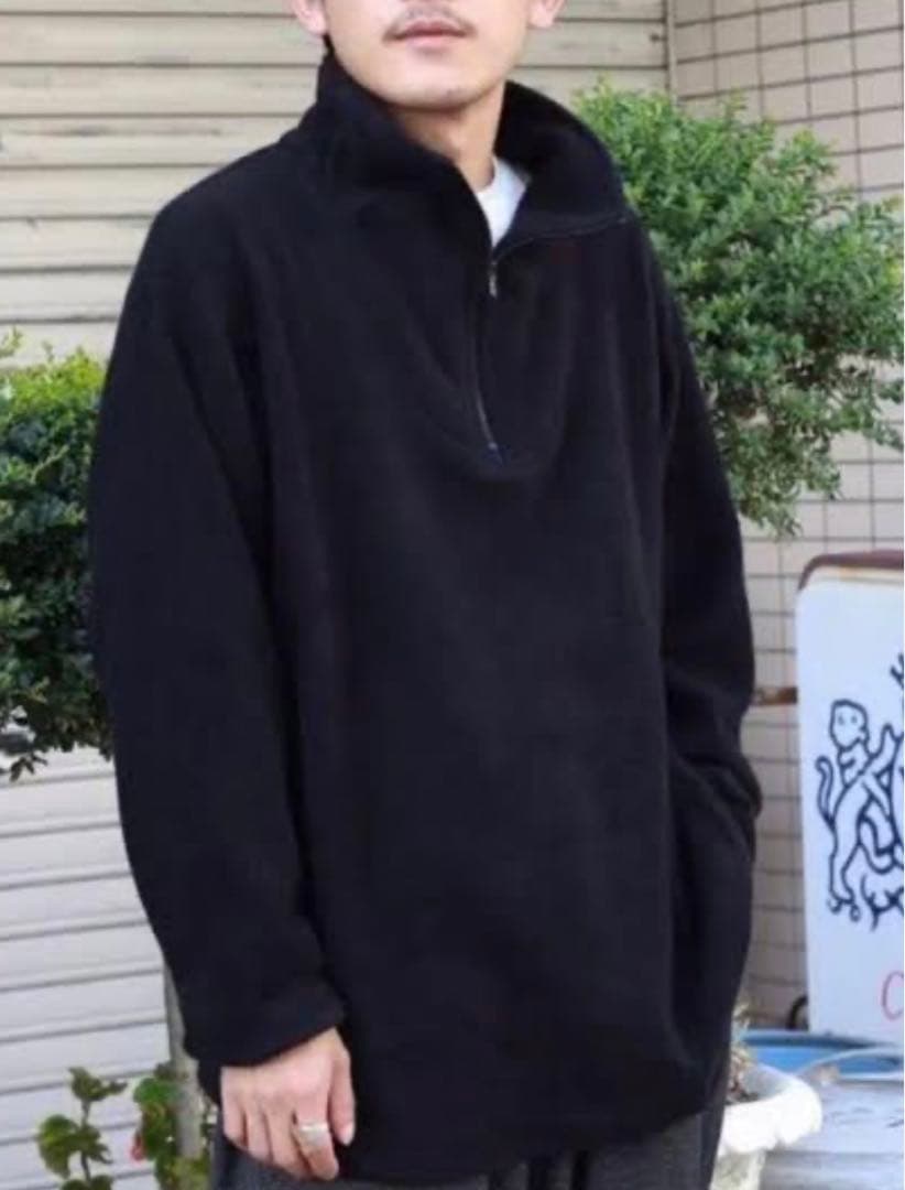 comoli｜シルクフリース ハーフジッププルオーバー - メルカリ