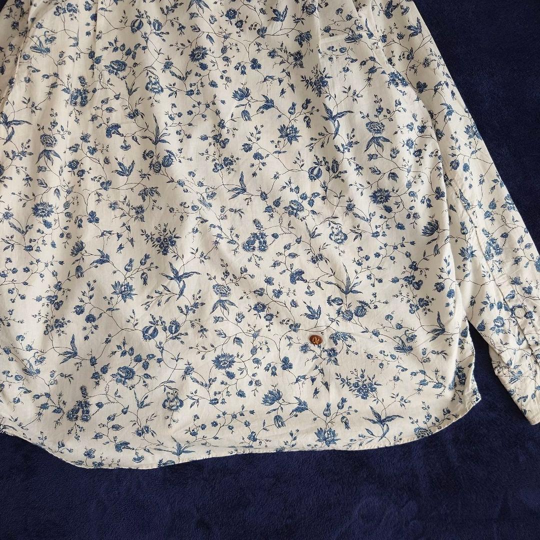 45R フラワータペット 908 オーシャンスタンドシャツブラウス 45rpm