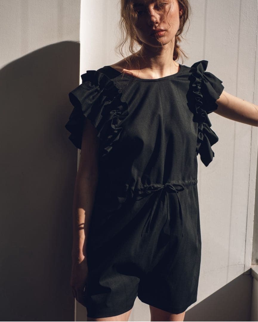 maison de Dolce.メゾンドドルチェ フリルショートラッシュガード