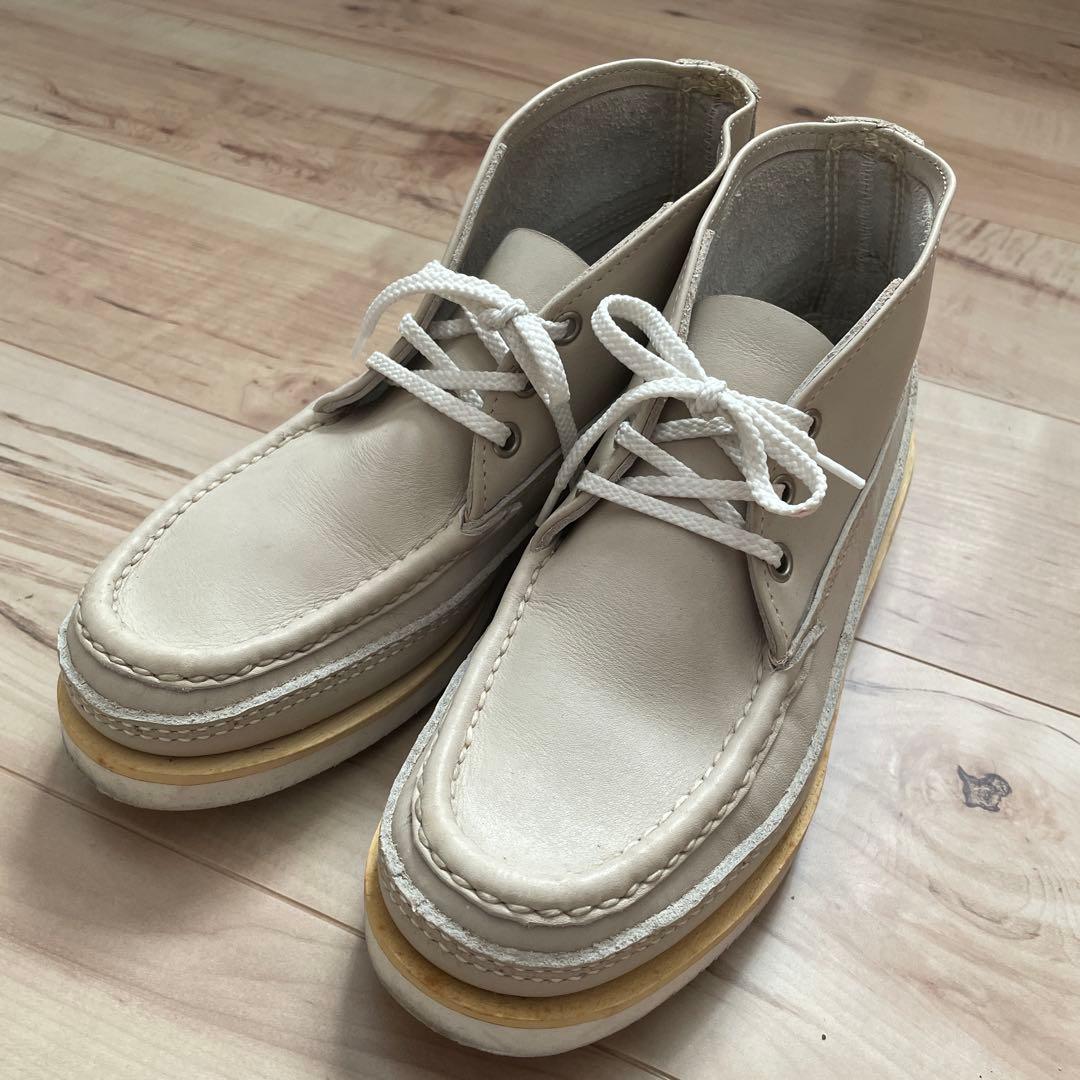 ラッセルモカシン ベージュ ハイカットモカシン - メルカリ
