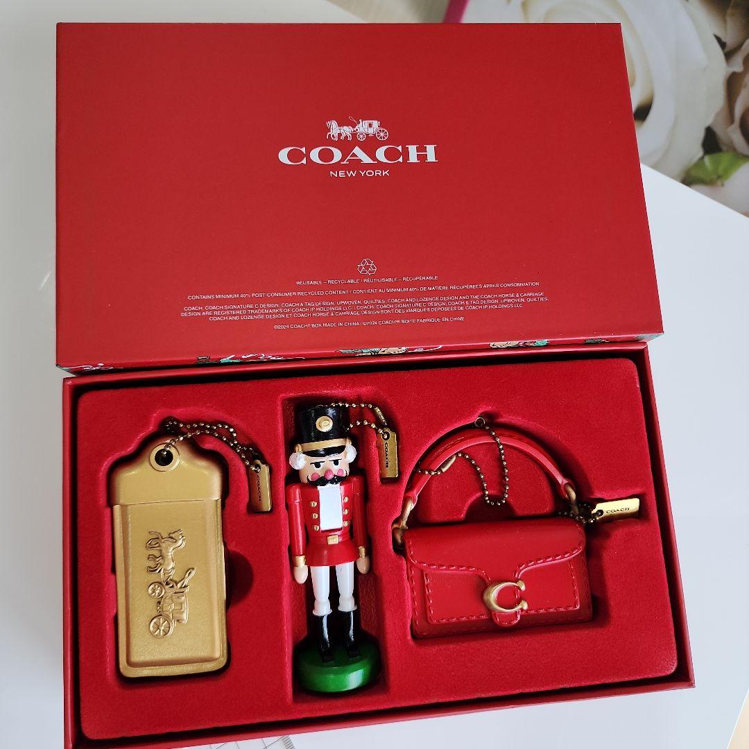 新品未使用】コーチ COACH クリスマスオーナメント チャーム