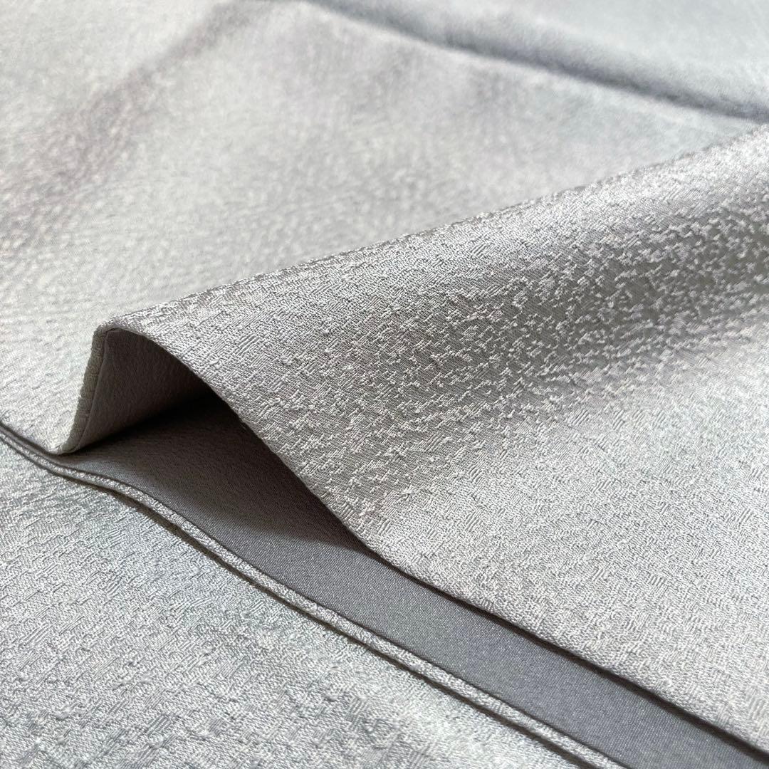 美品✨】東レシルック さんび 洗える着物 熊谷好博子 色無地 灰み