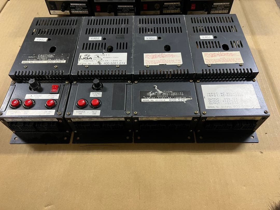 セガ電源 アストロシティ用などジャンク8本