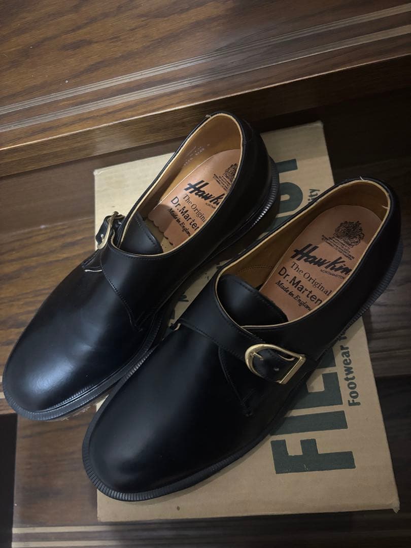 こ*け様 イギリス製Dr.Martin & Hawkins26.0モンクストラッ - メルカリ